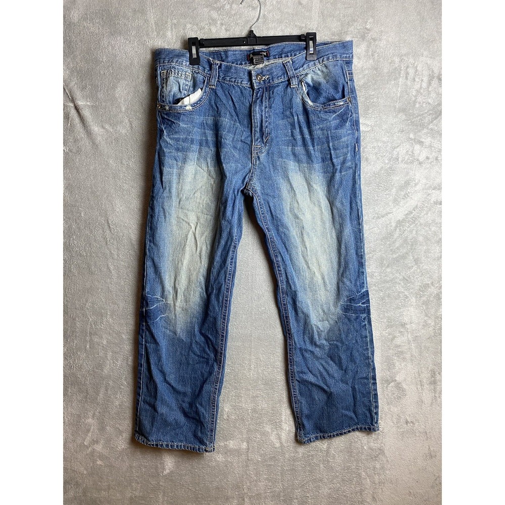 Irreverent Mens 38x30 Blue Jeans